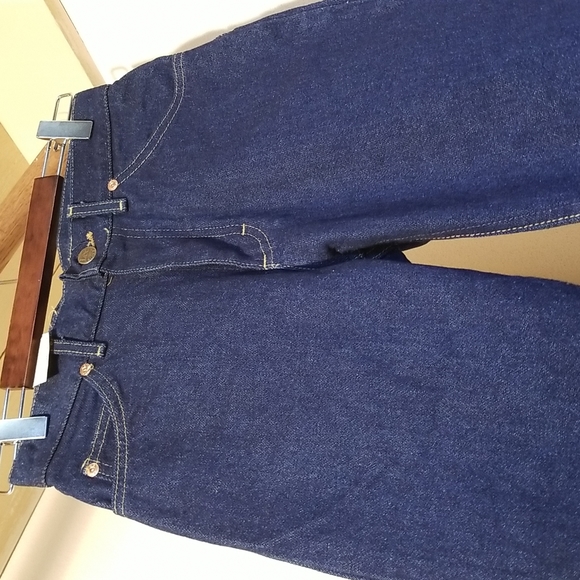 DEADSTOCK Lee Dark Indigo Student Riders 24 - Picture 12 of 14